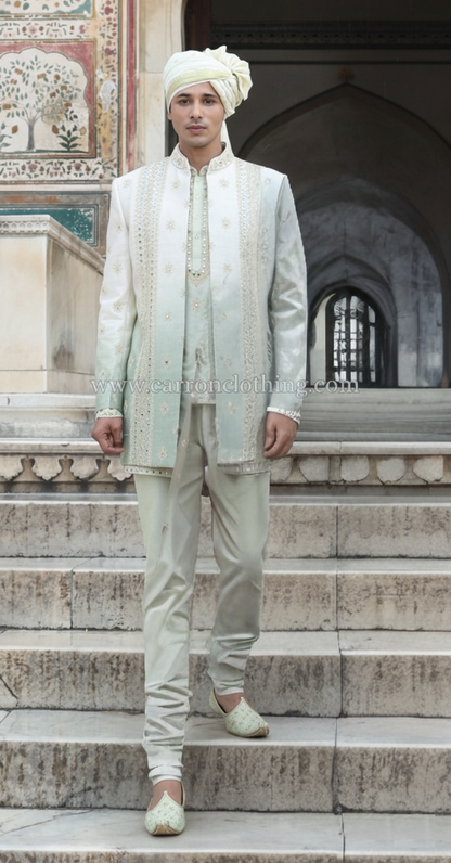 Omerye Pista Colour Indo Western(ME-MINW_IW 8652)