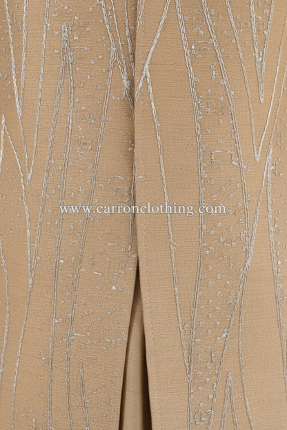 Khakhi Colour Indo Western(ME-MINW_IW 8666)