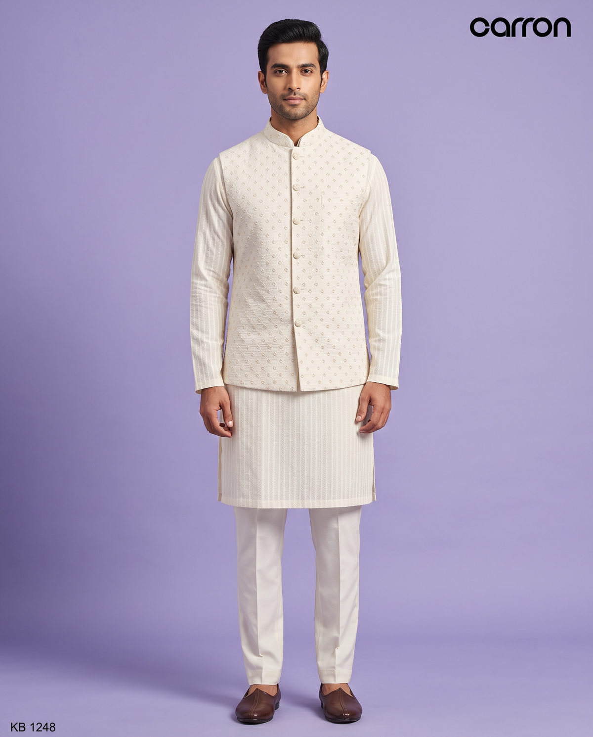 Cream Colour Bundi Set(MR-MBUS_KB 1248)
