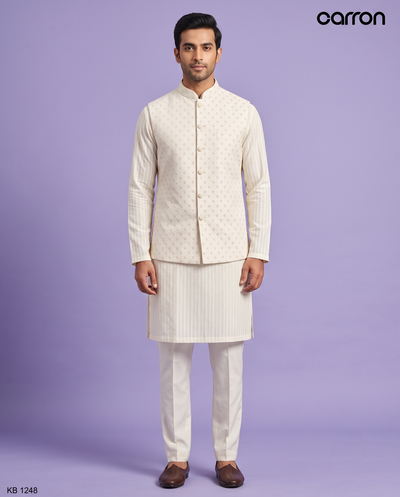 Cream Colour Bundi Set(MR-MBUS_KB 1248)