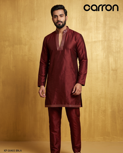 Maroon Colour Kurta Set(ME-MKUS_KP 00405 BN. A)