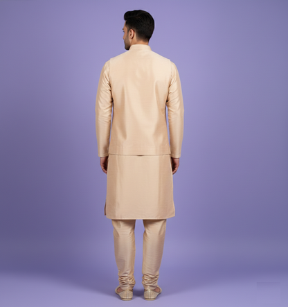 Beige Colour Bundi Set(ME-MBUS_123)