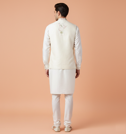 Ivory Colour Bundi Set(ME-MBUS_9522 BS)