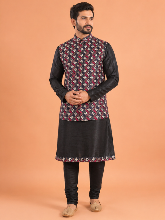Black Colour Bundi Set(ME-MBUS_KP00196NT.B)