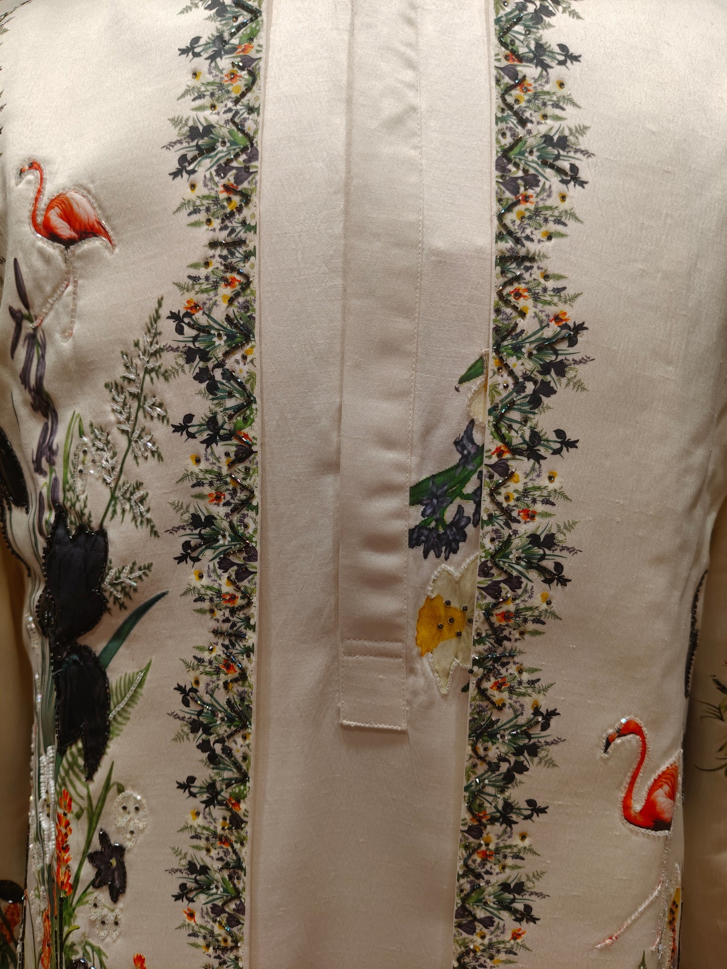 Cream Colour Bundi Set(ME-MBUS_SH 12996N.B)