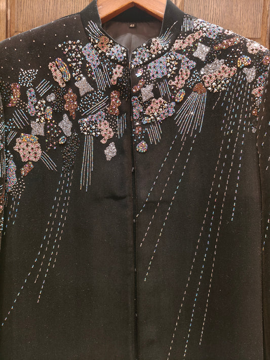 Black Colour Indo Western(ME-MINW_3215)