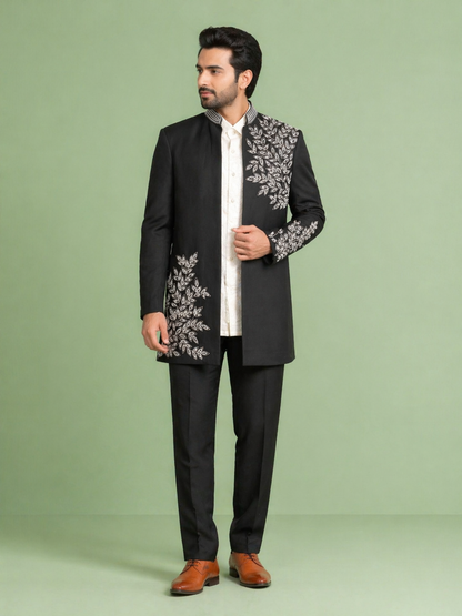 Black Colour Indo Western(ME-MINW_4842.306.1)