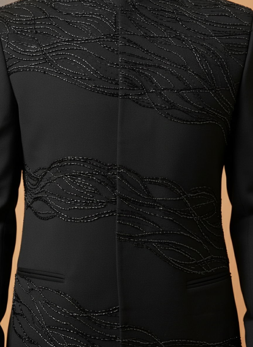 Black Colour Jodhpuri Suit(ME-MJOD_25622 R 1)