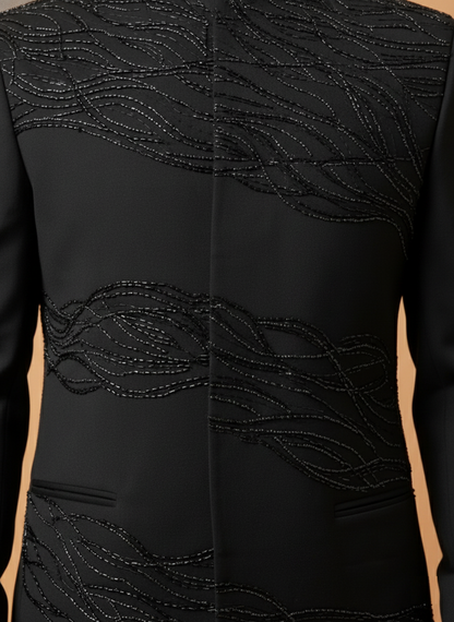 Black Colour Jodhpuri Suit(ME-MJOD_25622 R 1)