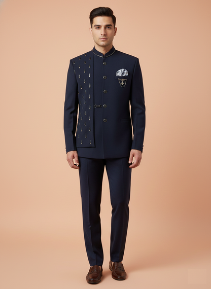 Blue Colour Jodhpuri Suit(ME-MJOD_ SW 8698)