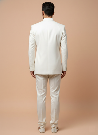 Ivory Colour Jodhpuri Suit(ME-MJOD_JP 8341 D)