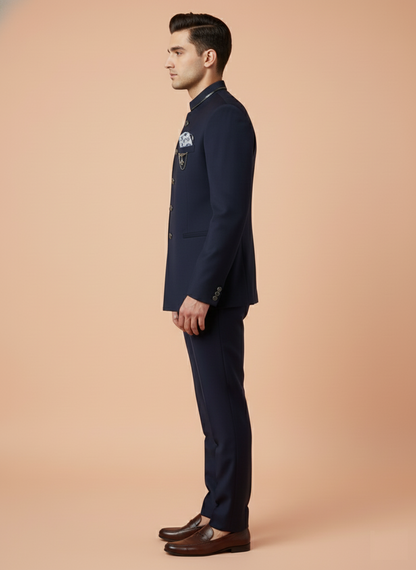 Blue Colour Jodhpuri Suit(ME-MJOD_ SW 8698)