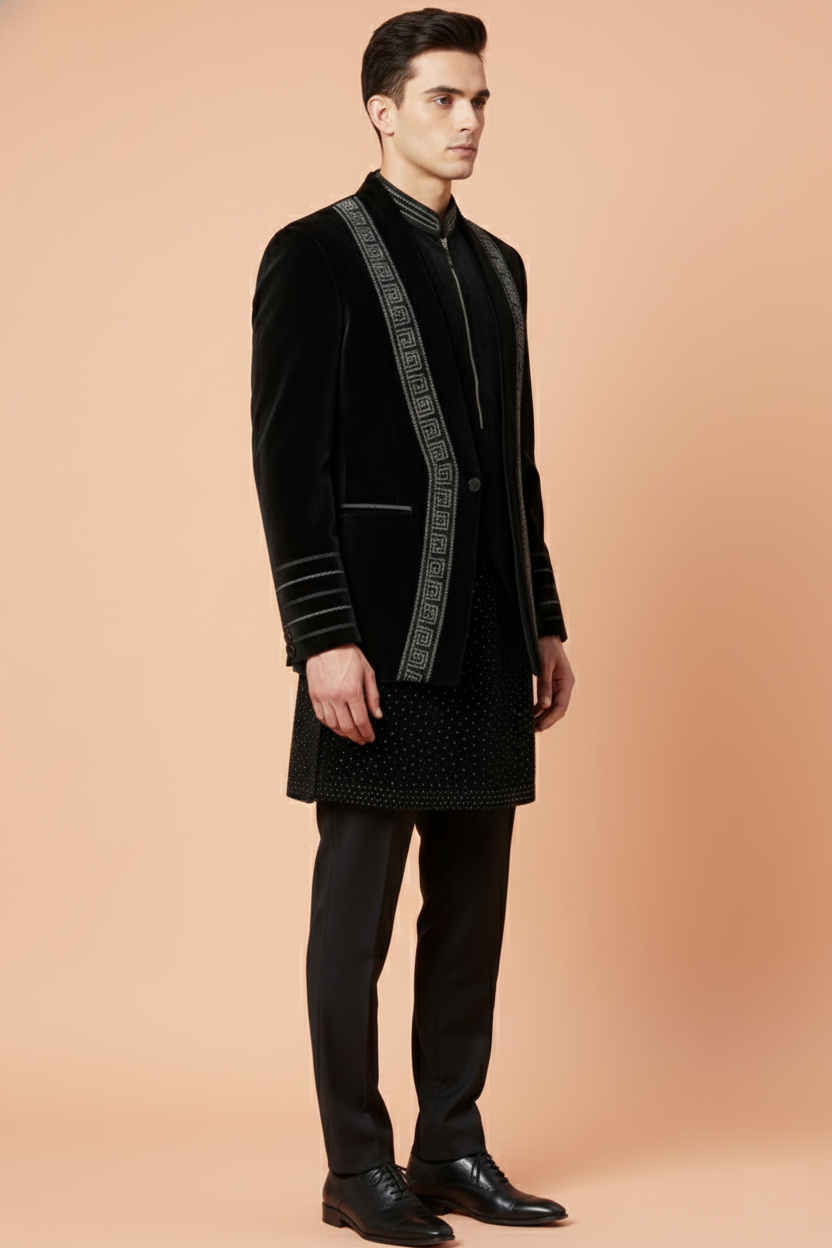 Black Colour Jodhpuri (ME-MJOD_SW 9543)