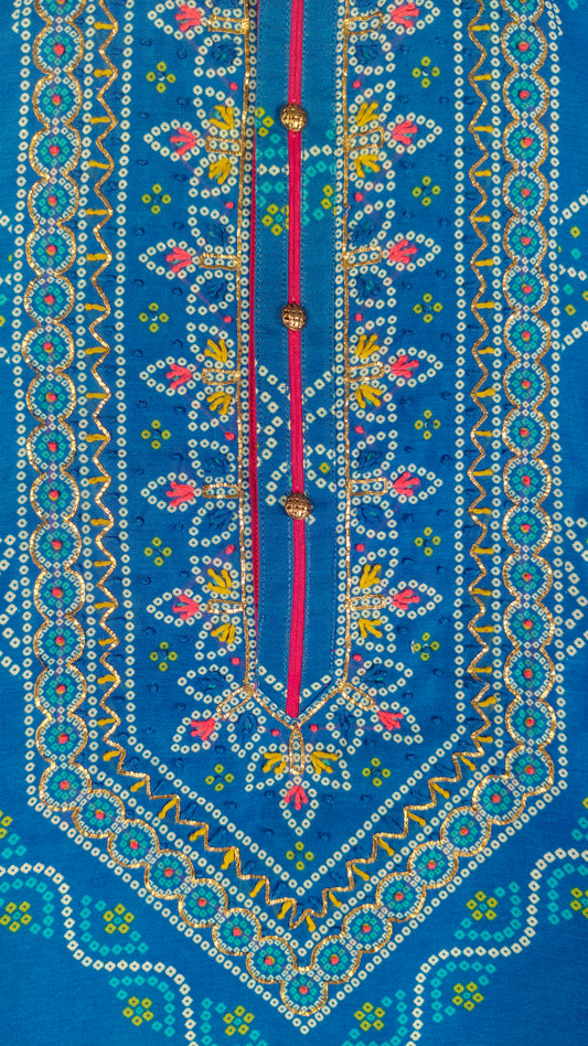 Royal Blue Colour Kurta Set(ME-MKUS_11129 A)