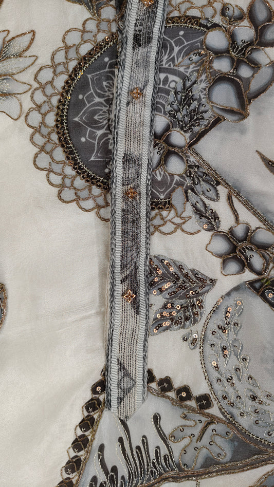 Cream Colour Kurta Set(ME-MKUS_4071)