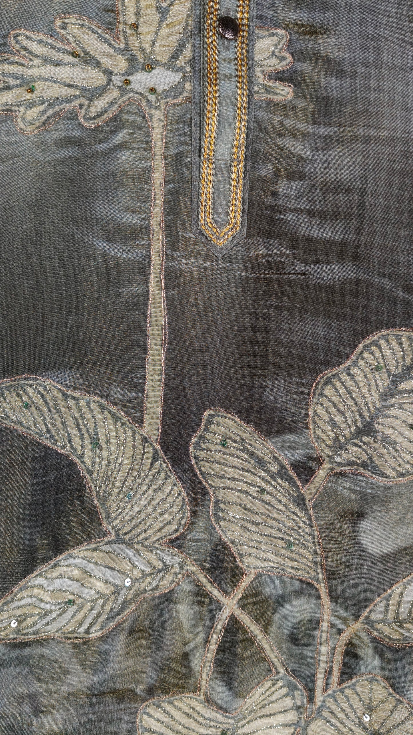 Slate Grey Colour Kurta Set(ME-MKUS_AK 2662)