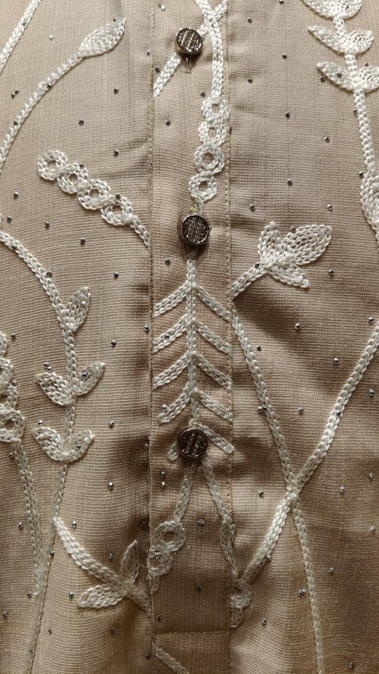 Beige Colour Kurta Set(ME-MKUS_G 3278)