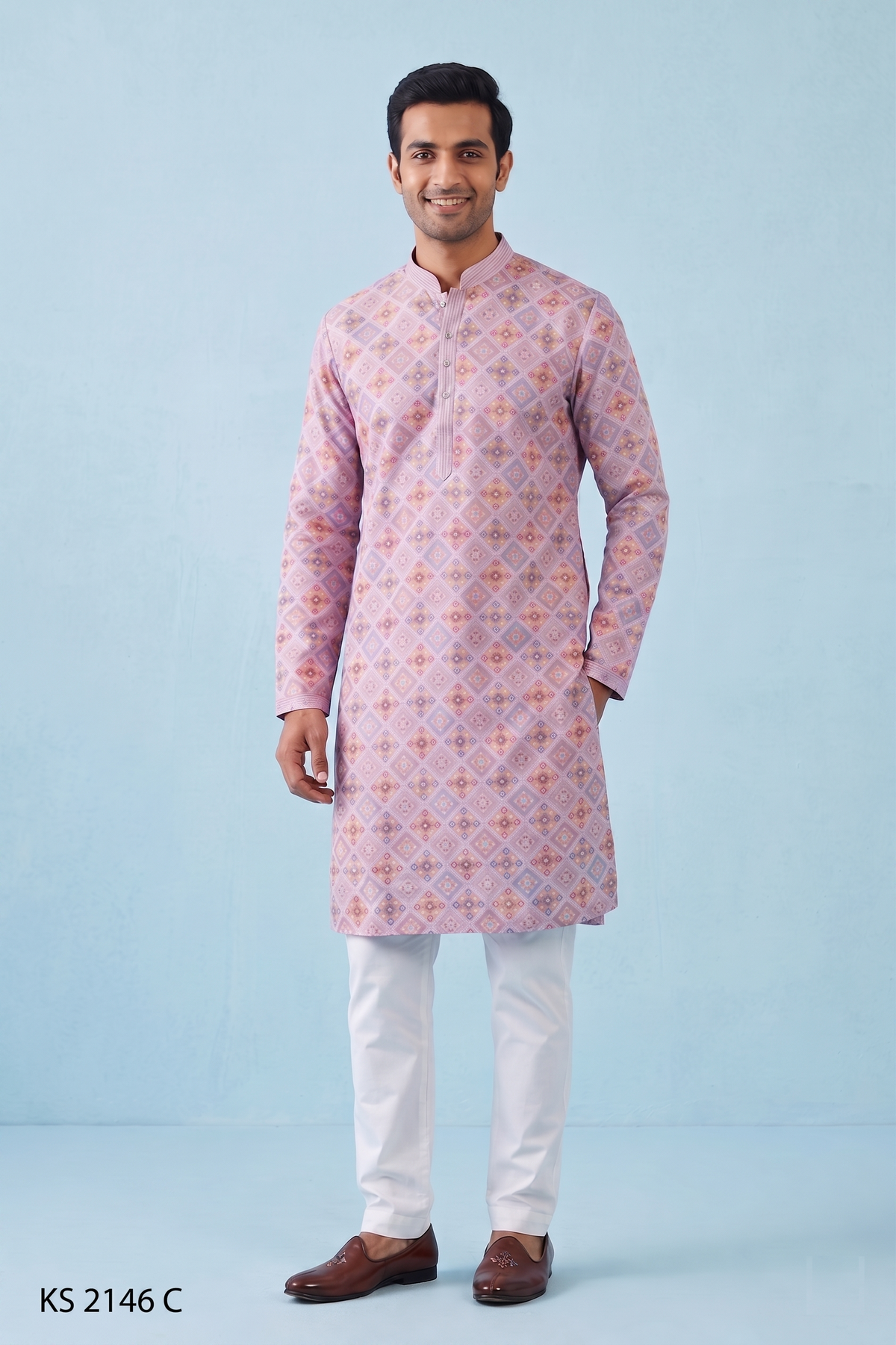Purple Colour Kurta Set(ME-MKUS_KS 2146 C)
