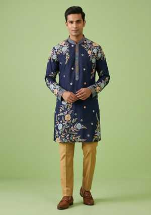 Blue Colour Kurta Set(ME-MKUS_SK 84)