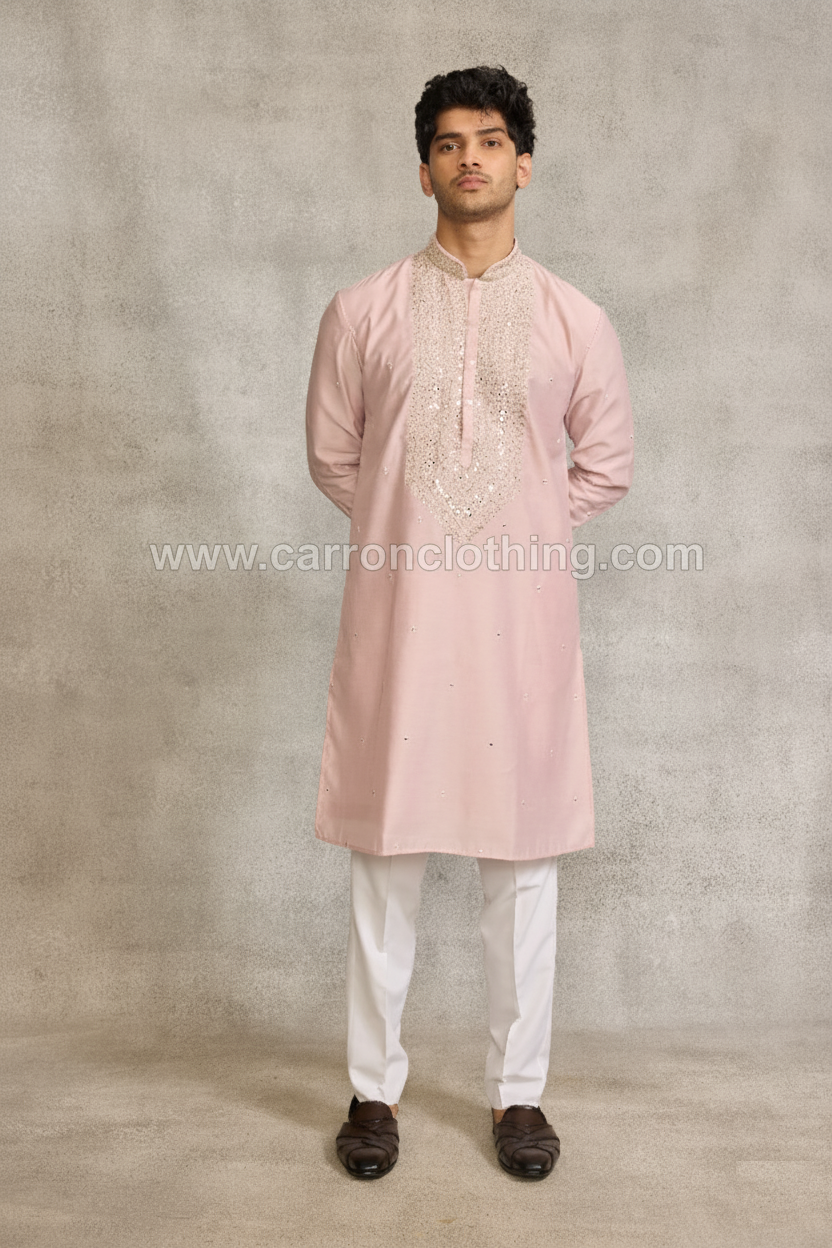 Peach Colour Kurta Set(ME-MKUS_SSK  38)