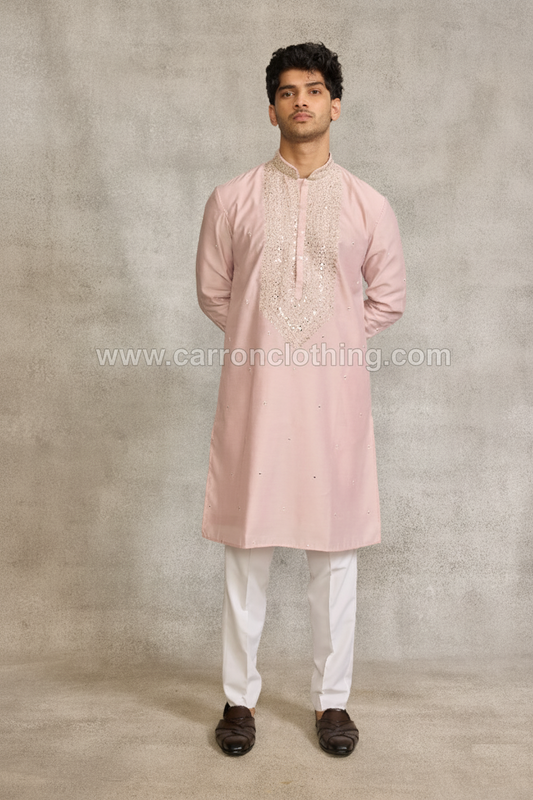 Peach Colour Kurta Set(ME-MKUS_SSK  38)