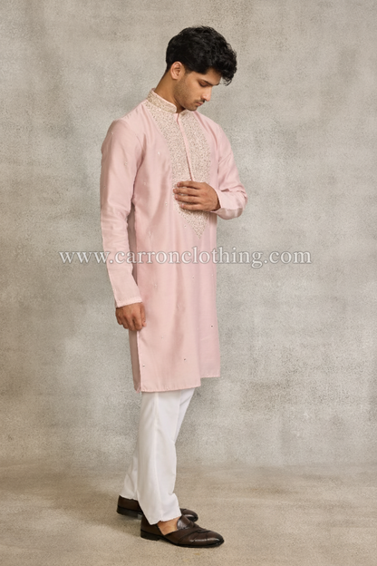 Peach Colour Kurta Set(ME-MKUS_SSK  38)