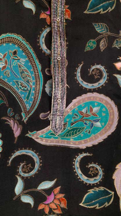 Black Colour Kurta Set(ME-MKUS_T 2535)