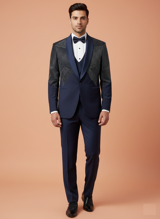 Blue Colour Coat Suit(ME-MSUI_2819.306.2)