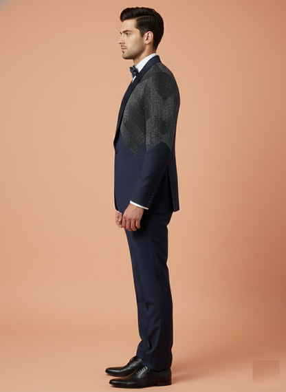 Blue Colour Coat Suit(ME-MSUI_2819.306.2)