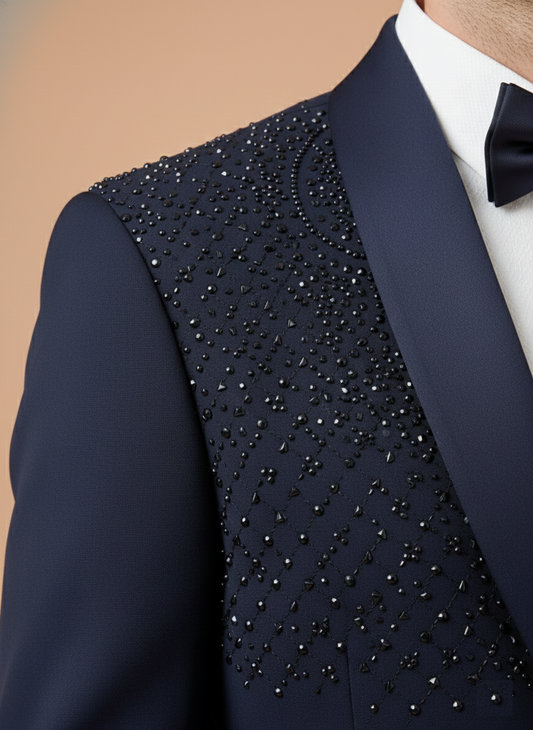 Blue Colour Coat Suit(ME-MSUI_51124 RS)