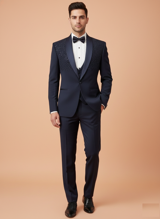 Blue Colour Coat Suit(ME-MSUI_51124 RS)