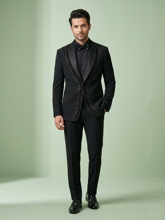 Black Colour Coat Suit(ME-MSUI_51662 R 1)