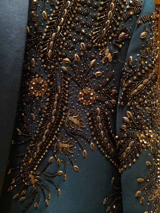 Teal Blue Colour Coat Suit(ME-MSUI_51753 R 12)