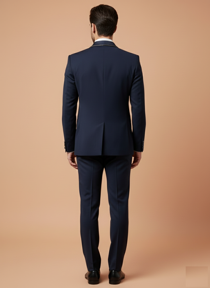 Blue Colour Coat Suit(ME-MSUI_CS31092.15)