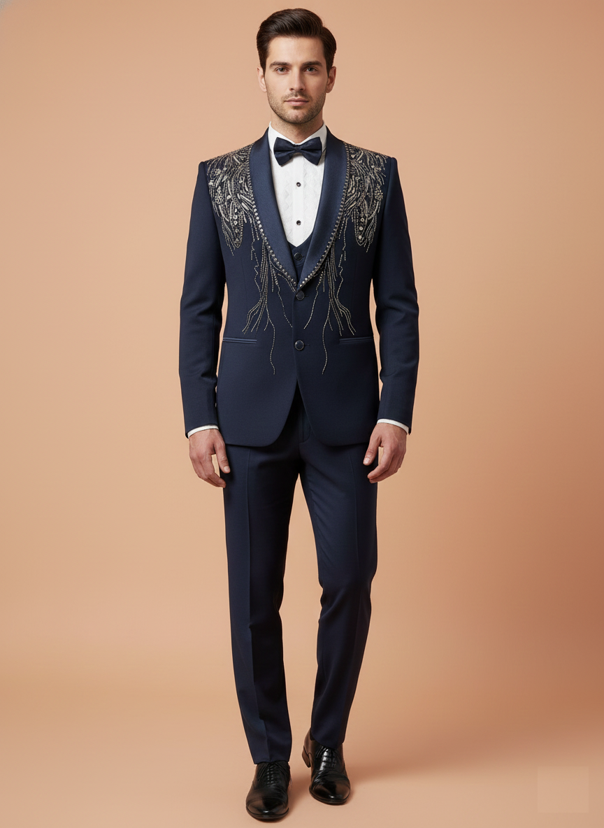 Blue Colour Coat Suit(ME-MSUI_CS31092.15)