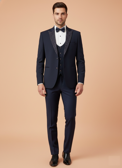 Blue Colour Coat Suit(ME-MSUI_SA 6747 D)