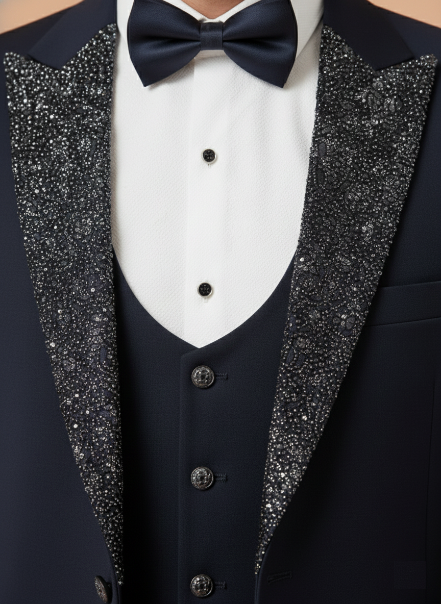 Blue Colour Coat Suit(ME-MSUI_SA 6747 D)