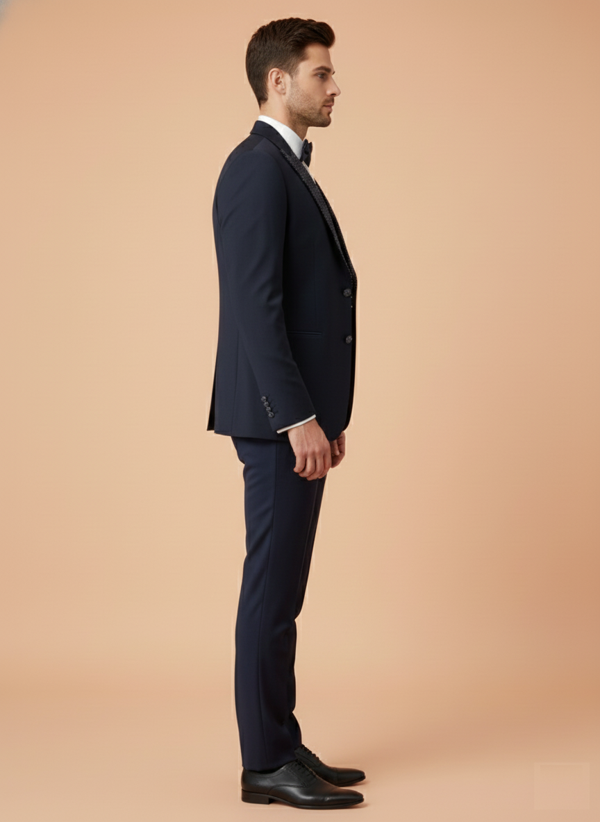 Blue Colour Coat Suit(ME-MSUI_SA 6747 D)