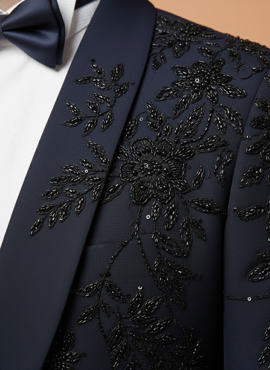 Blue Colour Coat Suit(ME-MSUI_SA 8322 D)