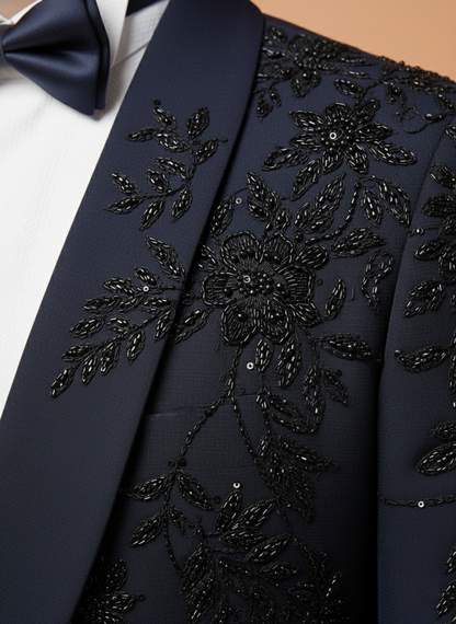 Blue Colour Coat Suit(ME-MSUI_SA 8322 D)