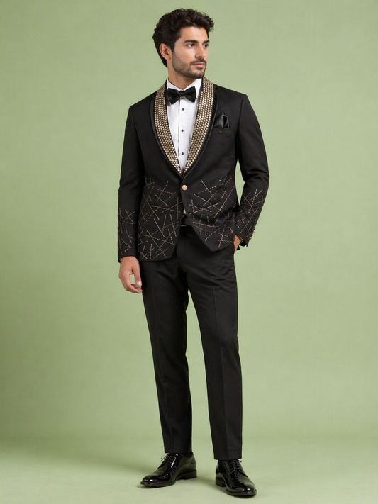 Black Colour Coat Suit(ME-MSUI_SONYA JI 01.10)