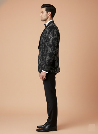 Black Colour Coat Suit(ME-MSUI_SW 52002)
