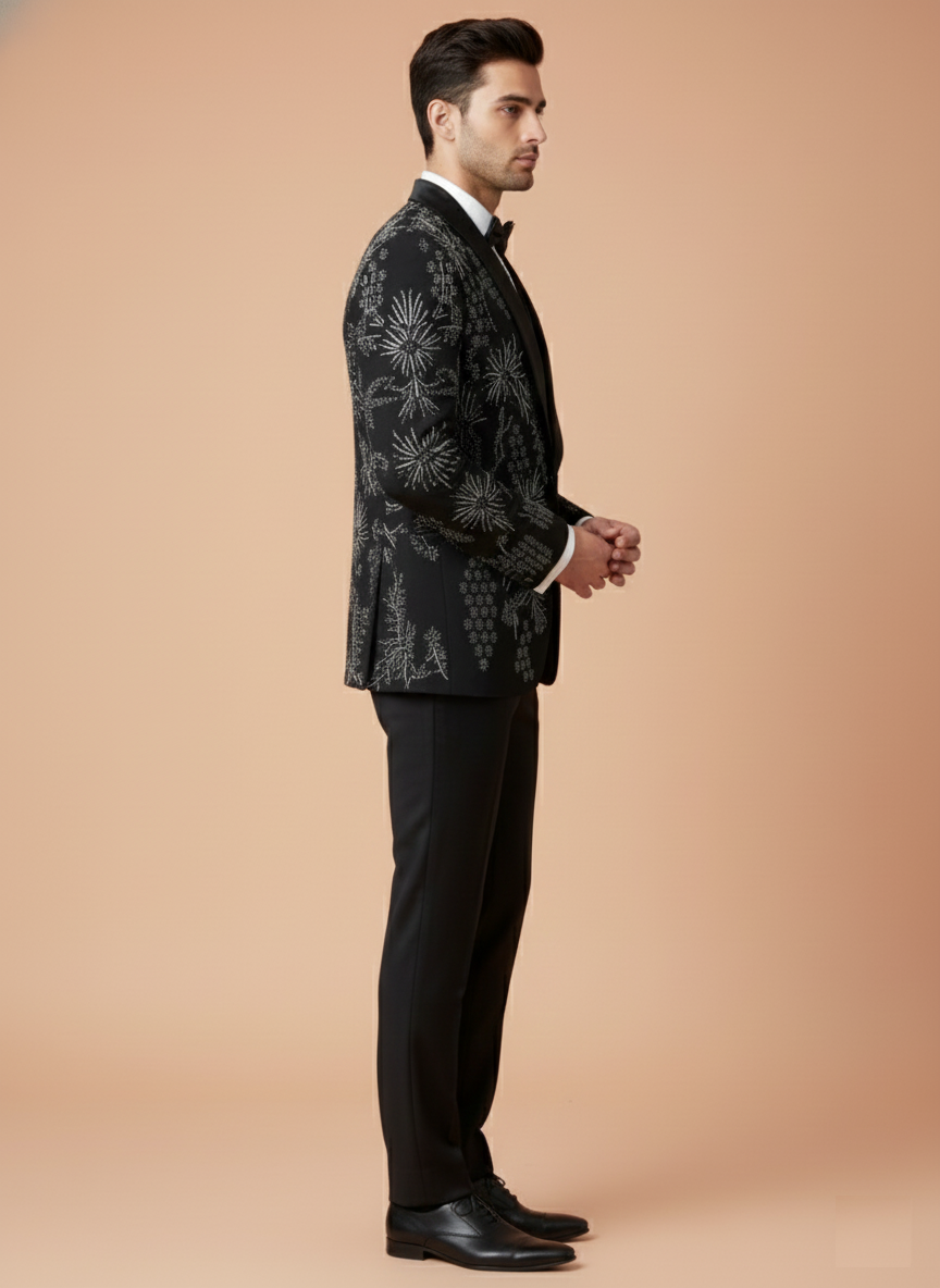 Black Colour Coat Suit(ME-MSUI_SW 52002)