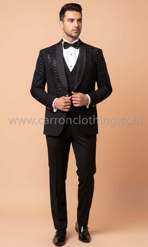 Black Colour Coat Suit (ME-MSUI_SU 18710.10)