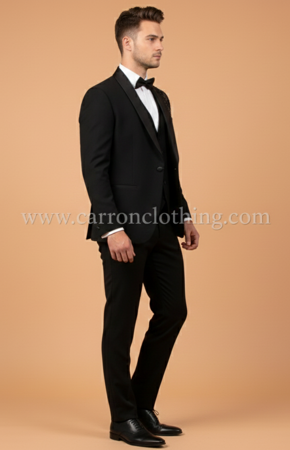 Bllack Colour Coat Suit(ME-MSUI_SU 18705.10)