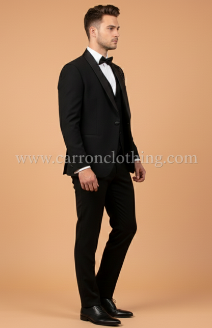 Bllack Colour Coat Suit(ME-MSUI_SU 18705.10)