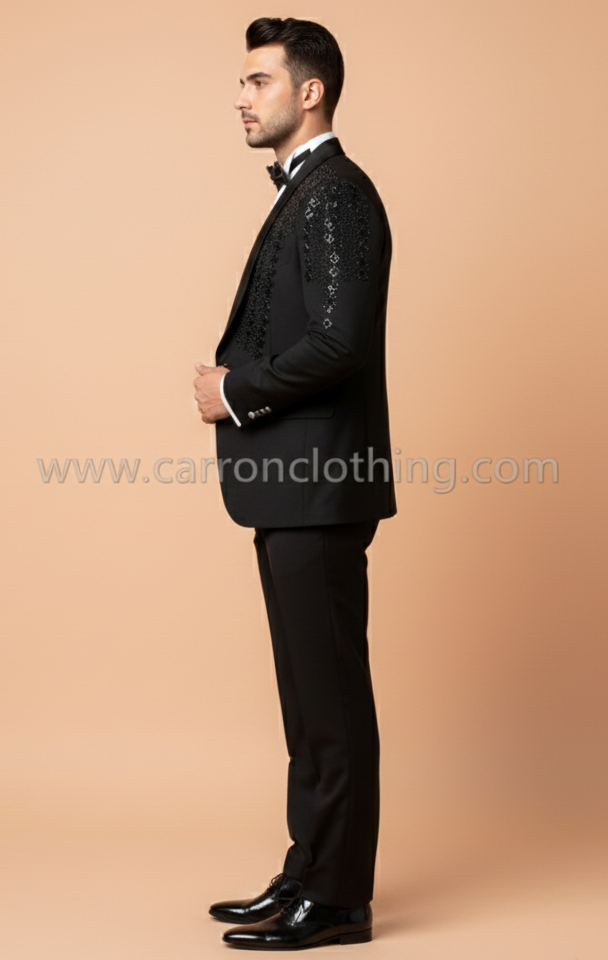 Black Colour Coat Suit (ME-MSUI_SU 18710.10)