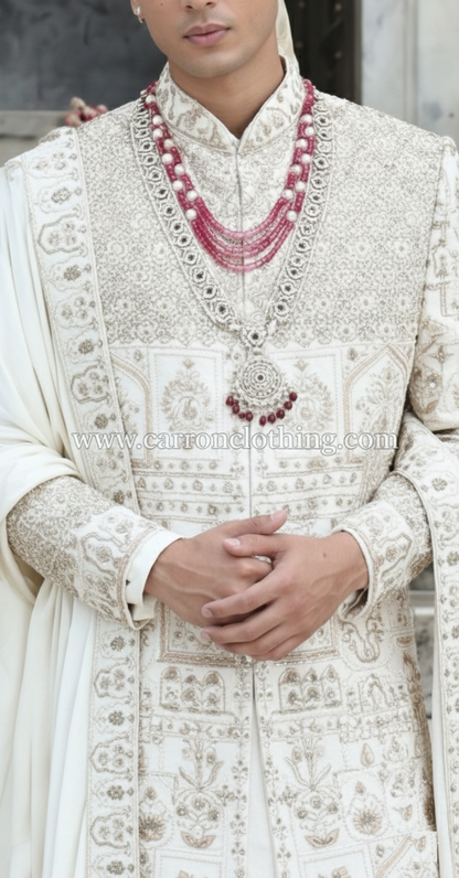 Gold Colour Sherwani(ME-MSRW_YUS YDL)