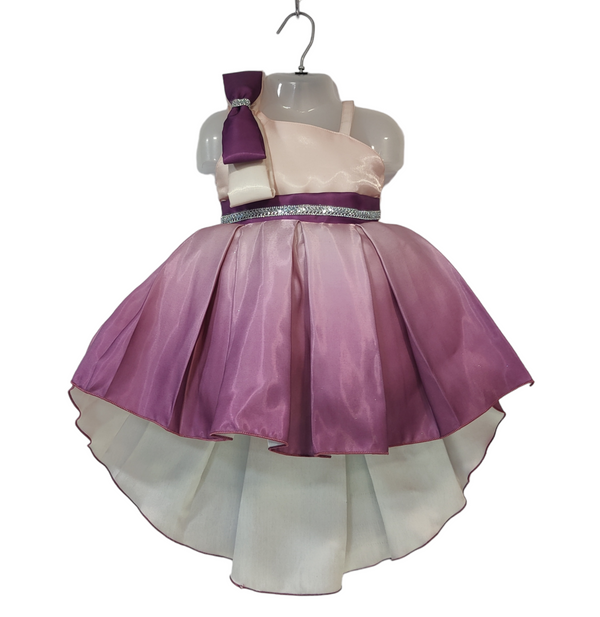 Onion Pink Colour Party Frock(GE-GFRP_3138)