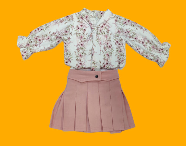 Onion Pink Colour Skirt(GC-GSKT_9644)